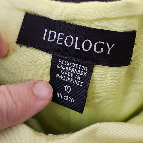 Ideology lime green‎ NWT spaghetti strap summer dress 10 - Picture 8 of 10